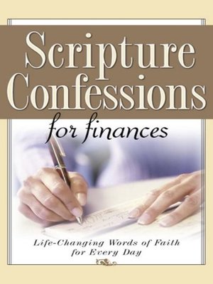 cover image of Scripture Confessions for Finances